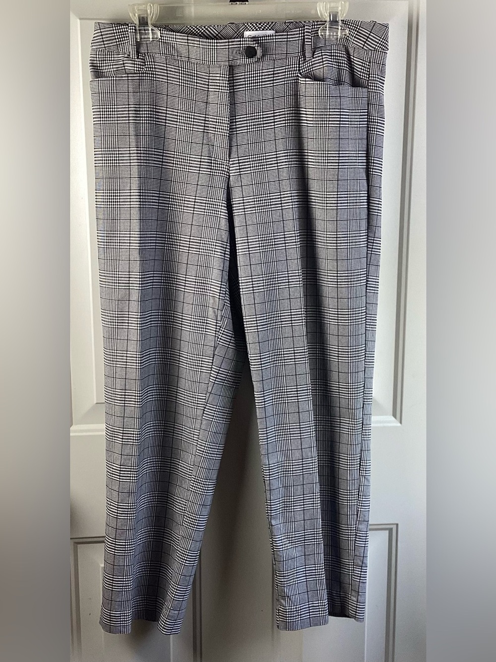Calvin Klein Gray & Black Glen Plaid women’s Dress Pants